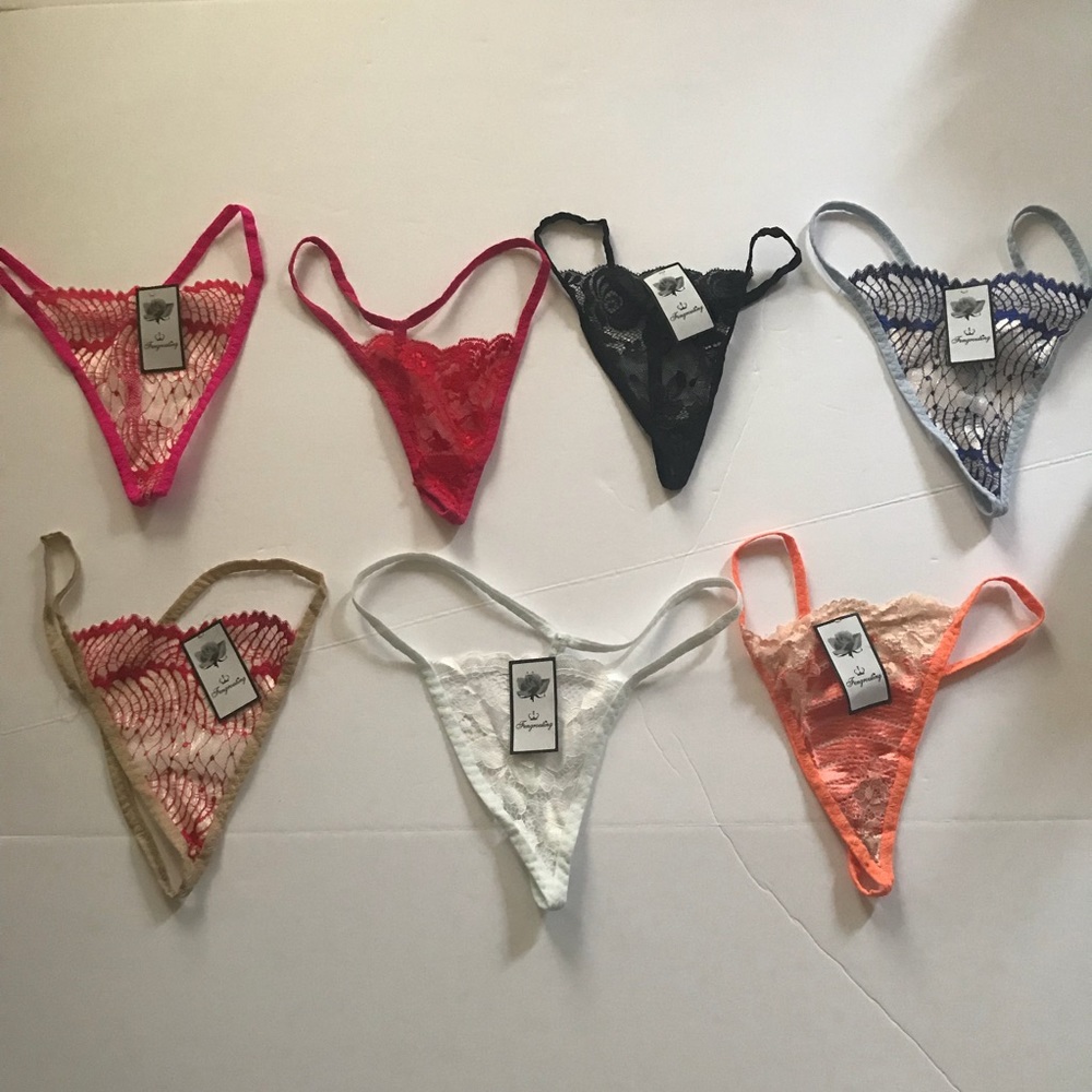 Sexy G-String T-back Thong Lace Panty 6 Pack- IN-2 - Picture 3 of 9